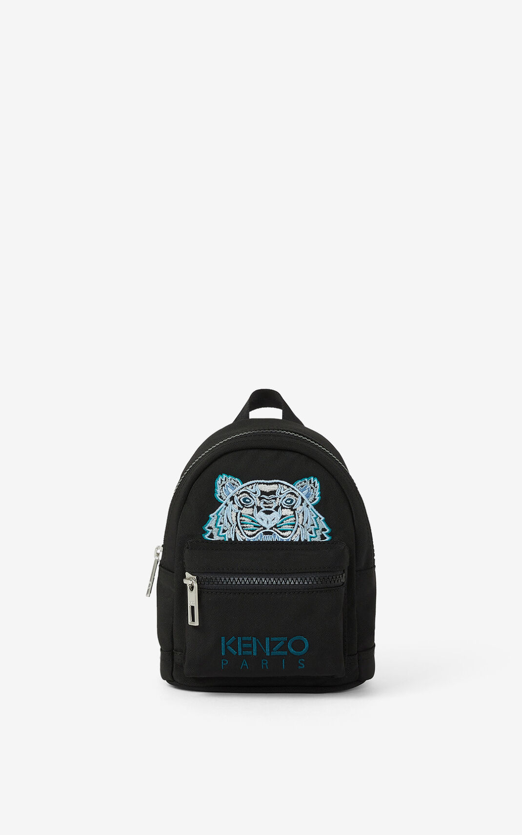 Sac À Dos Kenzo Mini Toile Kampus Tiger Femme Noir | UHIE-81394